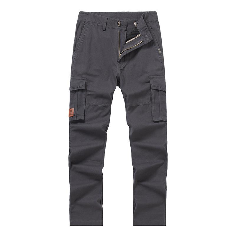 Cotton Canvas Single Pants Work Pants Casual Outdoor Work Pants with Multiple Pockets