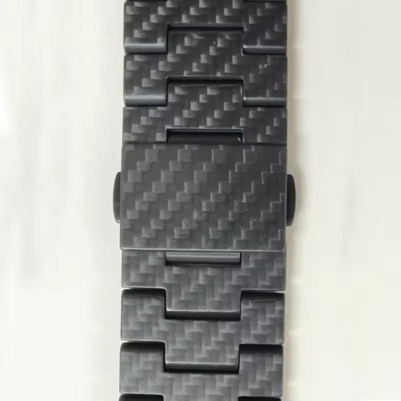 Premium Luxury Breathable Light Weight Carbon Fiber Smart Watch Band 22mm Brand Compatible Multi-colored