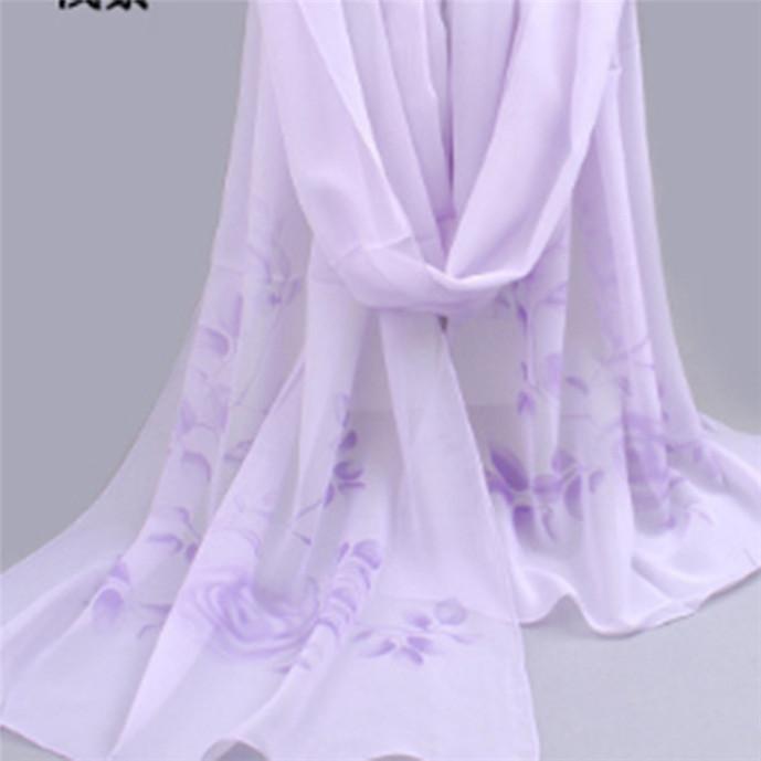 Bohemian Style Women Fashion Chiffon Print Scarf Autumn Summer Pattern Silk Scarves Beach Shawl
