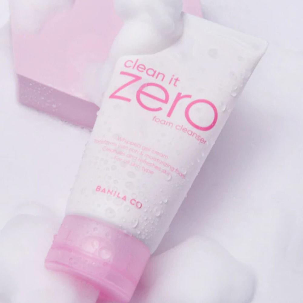 BANILA CO NOU Clean It Zero Foam Cleanser 150 ml, Toate tipurile de piele, cremoasă spumă de curățare cu ierburi naturale