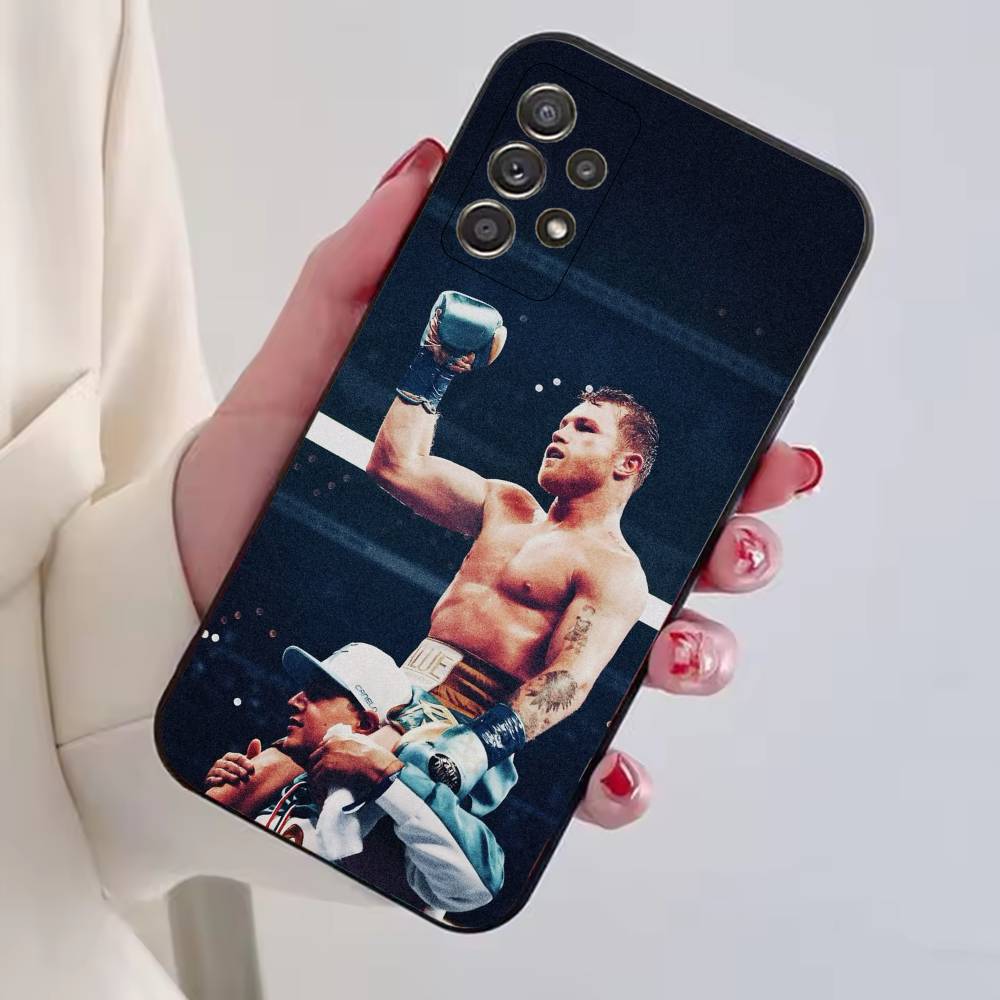 Mexico Boxing Canelo Alvarez Phone Case For Samsung S25,S24,S21,S22,S23,S30,Ultra,S20,Plus,Fe,Soft Silicone Black Cover