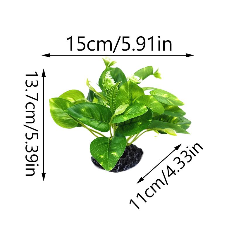 1PC Artificial Underwater Grass Aquarium Fish Tank Simulation Water Plant Decoration Plastic Green Plants Weed Home Accessories