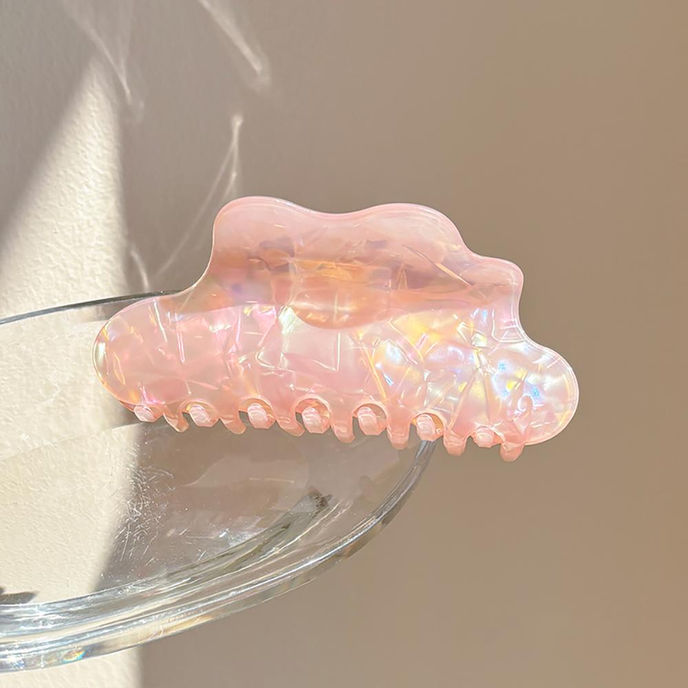 New Medium Size Glossy Hair Clips Hairpin Fashion Hair Accessories Solid Color Hair Claw For Women Girl