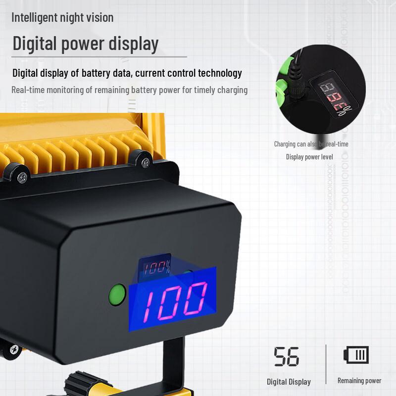 HONG JUN LED Rechargeable Emergency Floodlight