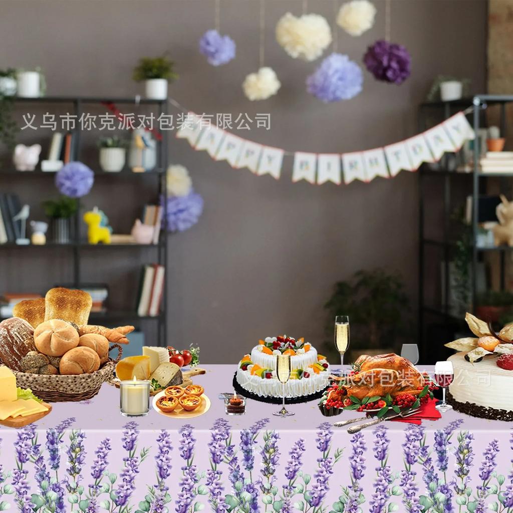 Lavendel Schmetterling Thema Einweg-Geschirr Lila Lavendel Schmetterling Pappteller Servietten Glückliche Mädchen Geburtstagsparty Zubehör