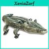 Large Inflatable Crocodile Float For Kids Swimming Green Pvc Surfing Seat Ring 155x80x31cm