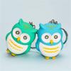 Bag Pendant Light Design Mini Cartoon Sound Light Key Ring Car Key Ring Owl Keychain Led Keychain