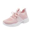 Womens Lightweight Walking Shoes Casual Breathable Mesh Slip On Sneakers Tennis Jogging Shoes Lace-Up Workout Footwear Non-Slip Gym Sneakers for Women
