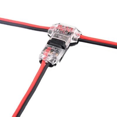 2 Pin Kaynaksız 1 Pin Hızlı Kablo Konnektörleri LED Araba Elektrik Kablosu İçin Elektrik Kablo Konnektörü