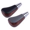 CITALL Wood Style PU Leather Gear Shift Knob Fit for Toyota Corolla Camry Rav4 Lexus ES300 ES330 GS300
