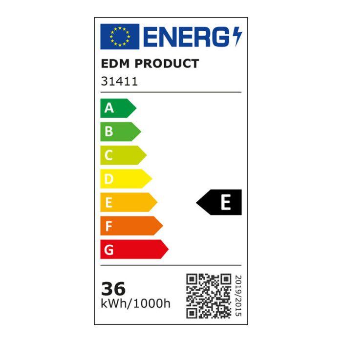 Réglette LED étanche EDM - 118cm - 36W - 3000lm - 6400K - 31411