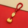 Rope Woven Lucky Keychain Chinese Style Car Keyring Creative Fortune Bag Pendant  Women