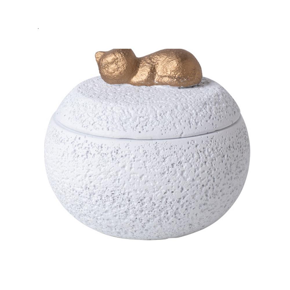 

Cute Pet Ashes Container Waterproof Ashes Sealed Box Portable Cremation Urns Pet Souvenirs Style 1