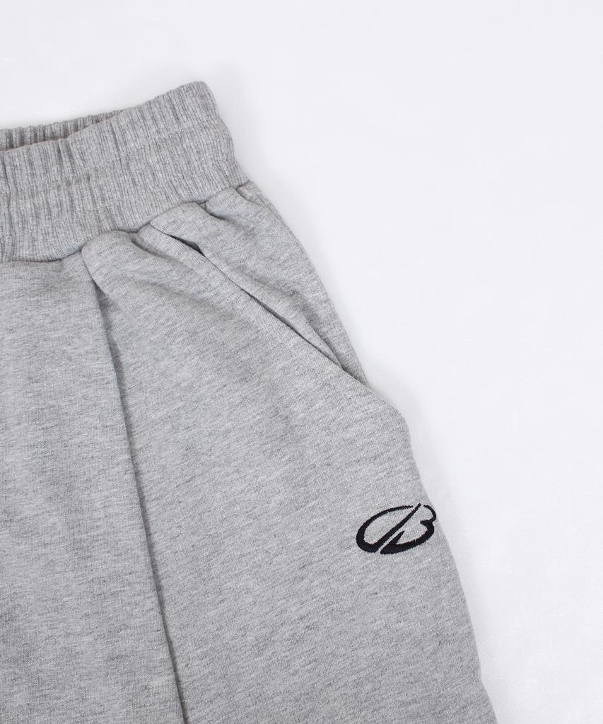 CAMEL WORK Logo Bermuda Sweatpants (Grey)