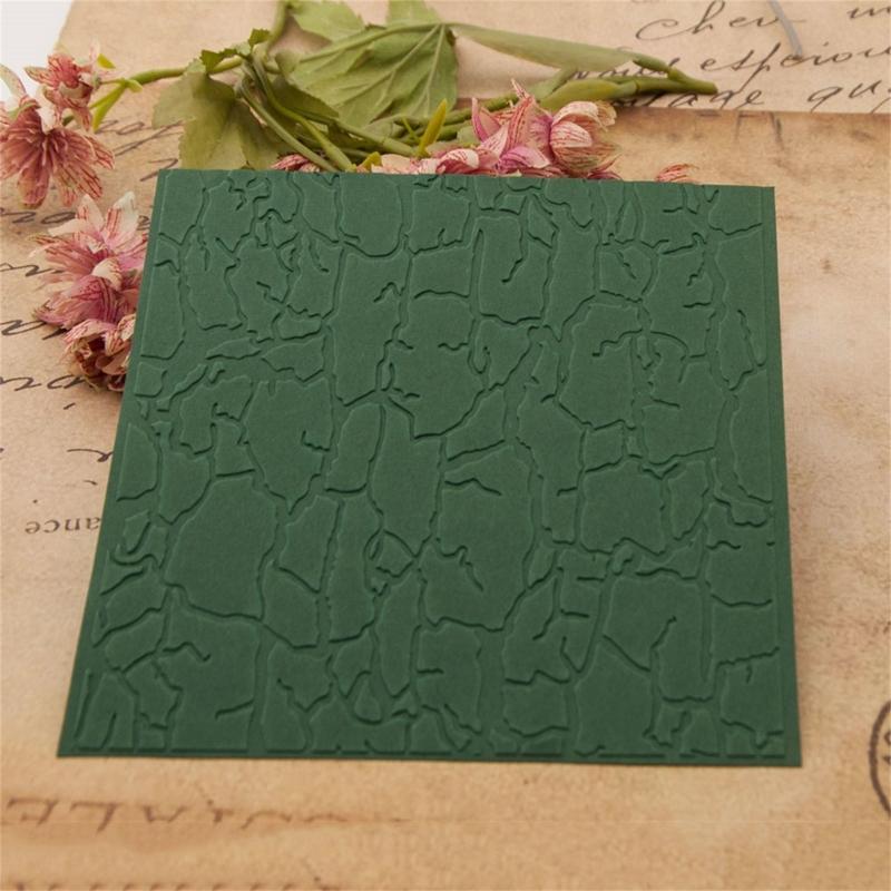 Plastic Embossing Template for Craft and Scrapbooking Sturdy Reusable Designs Tool for Paper Leather and Fabric