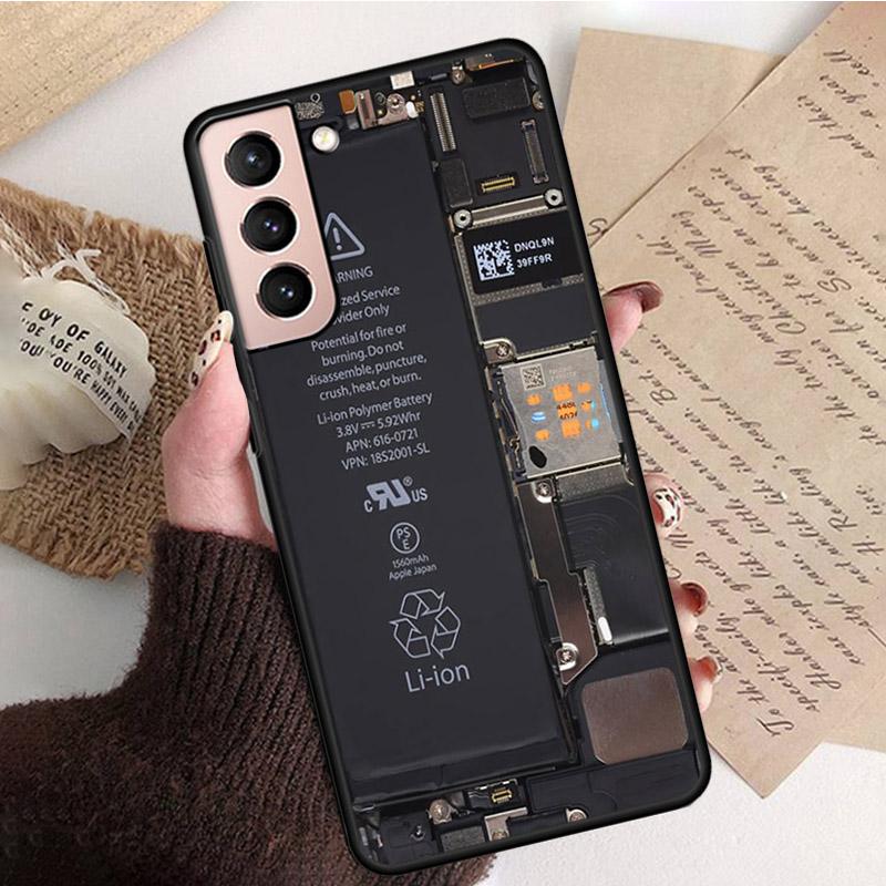 Batterie Telefon Fall für Samsung S22 S20 Ultra S20 S22 S21 S10 S9 Plus S10E S20FE Note10Plus Note20 9 Motherboard platine