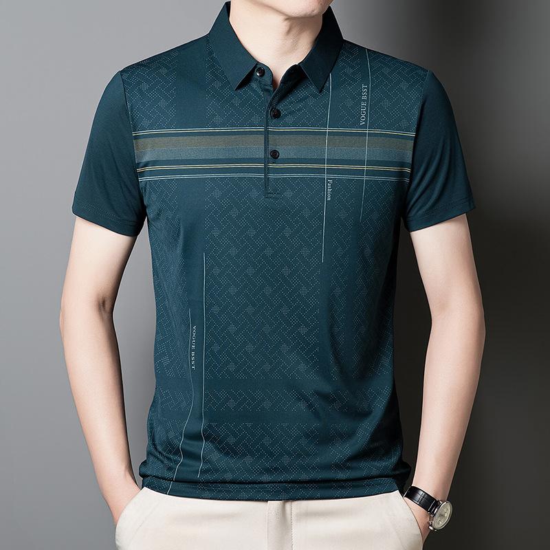 Polo tričko s krátkým rukávem Business Casual top Tričko Spodní tričko Drive Dnu
