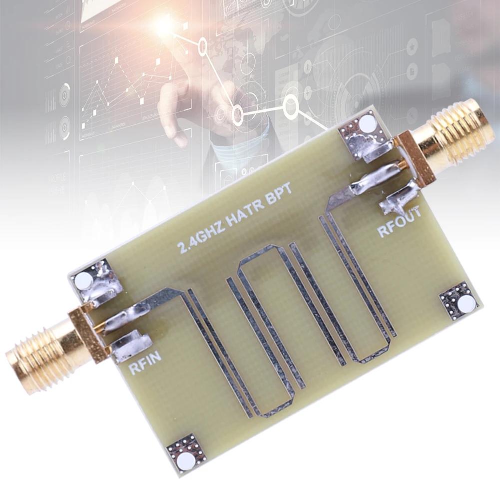 2.4GHZ Practical Filter Double-Sided Printed Circuit Board Bandpass Filter Module Electronic Component 2.3-2.5GHz