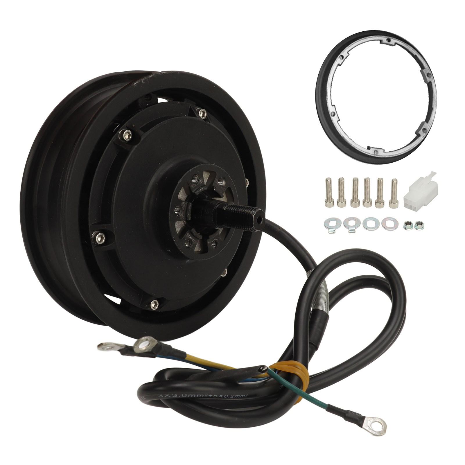 Fishine Light Disc Brake Hub Motor 10In 800 To 2200W Brushless Wheel Motor For Motorcycle Electric Bike Electric Scooter 48 To 72V
