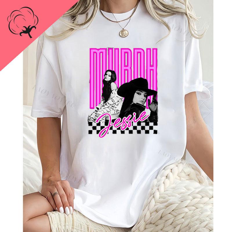 Women Clothing Jessie Murph Fan Gifts Short Sleeve T Shirt Country I Got A Thing for The Wild Ones Country Music Popular Shirt