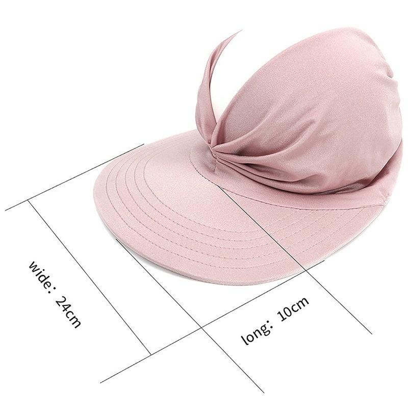1Pc New Style Hat for Women Sun Visor Hats Female Anti-ultraviolet Empty Hat UV Protection Hot Summer Outdoor Beach Caps