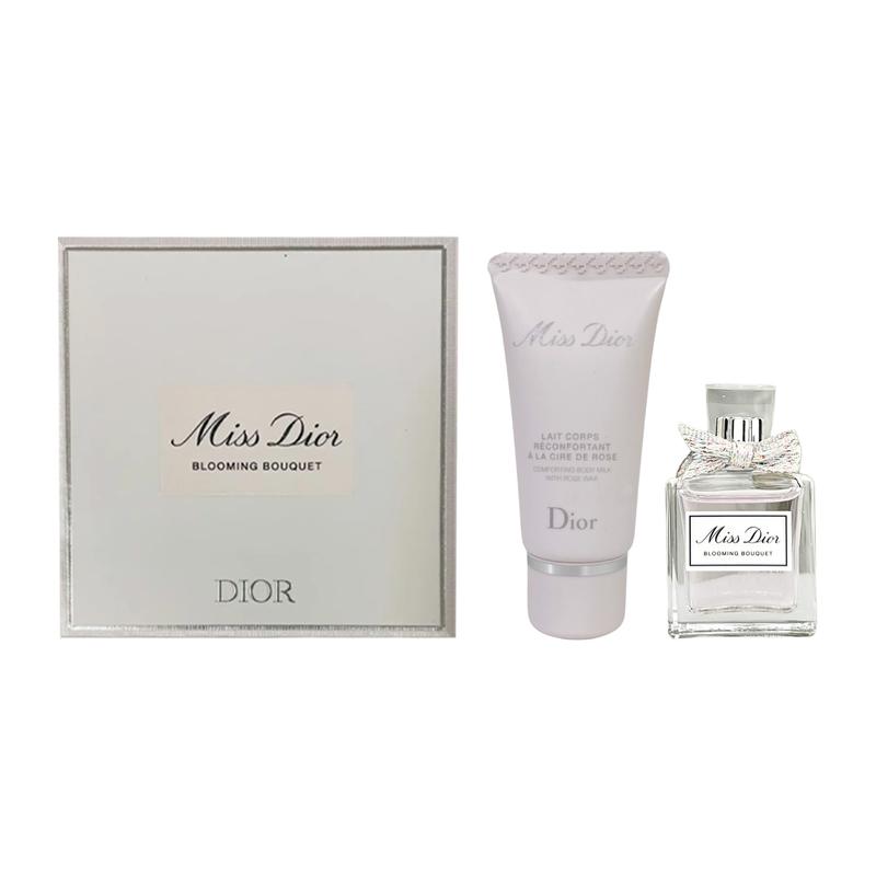DIOR Miss Flower Eau de Toilette Body Lotion Perfume Trial Pack Eau de Toilette EDT 5ml+20ml розового золота