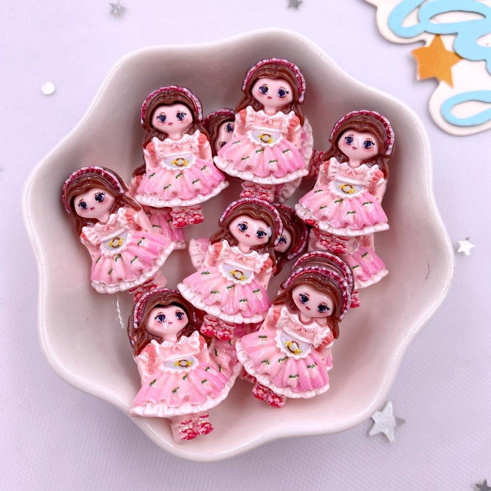 20 SZTŻywica Kawaii Kolorowy Kreskówkowy Aniołek Dziewczynka Płaska Kamień Wystrój Domu Księżniczka Wróżka Figurka Scrapbooking DIY Akcesoria Rękodzieło