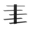 Floating Figurine Shelf Space Saving Wood Wall Figurines Decor Display Rack for Dolls Statues Ornaments