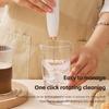 Kabelloser Milchaufschäumer, Handlicher Elektrischer Schneebesen, für Perfekten Cappuccino, Matcha, Hafermilch, Suppe, Eier, Tragbare Küche, Backwerkzeug, Geschenk für Kaffeeliebhaber