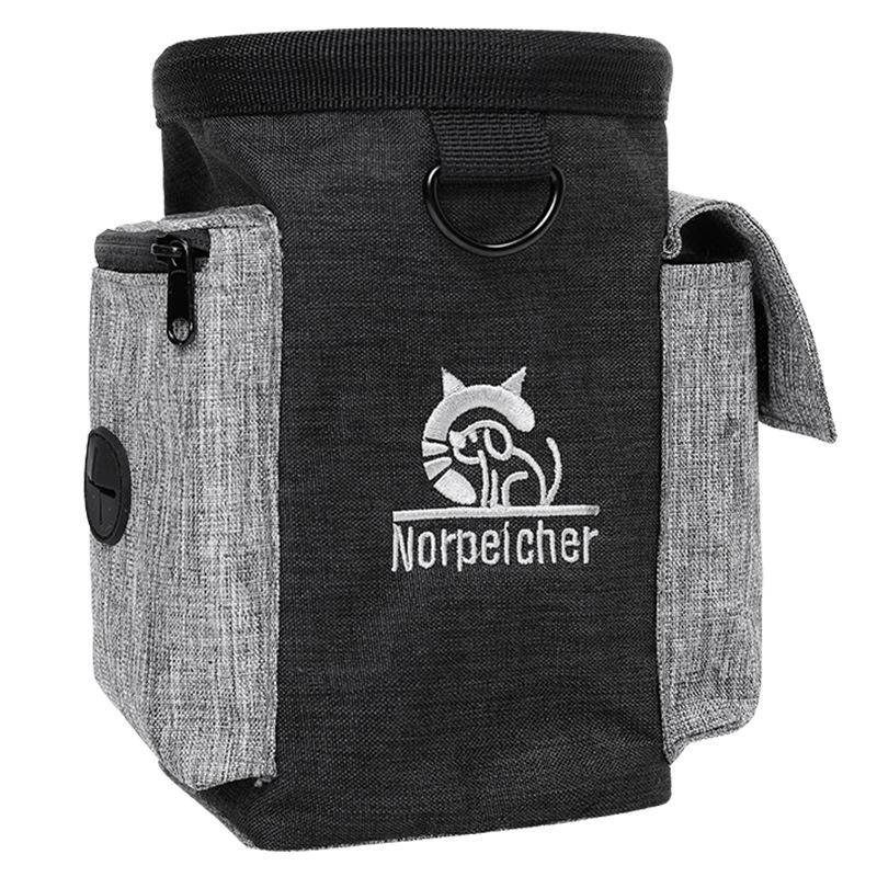 Pet Training Pocket Puppy Snack Reward Bag Portable Waist Feeding Dog Treat Pouch Dog Training Bag Outdoor Pet Food Container