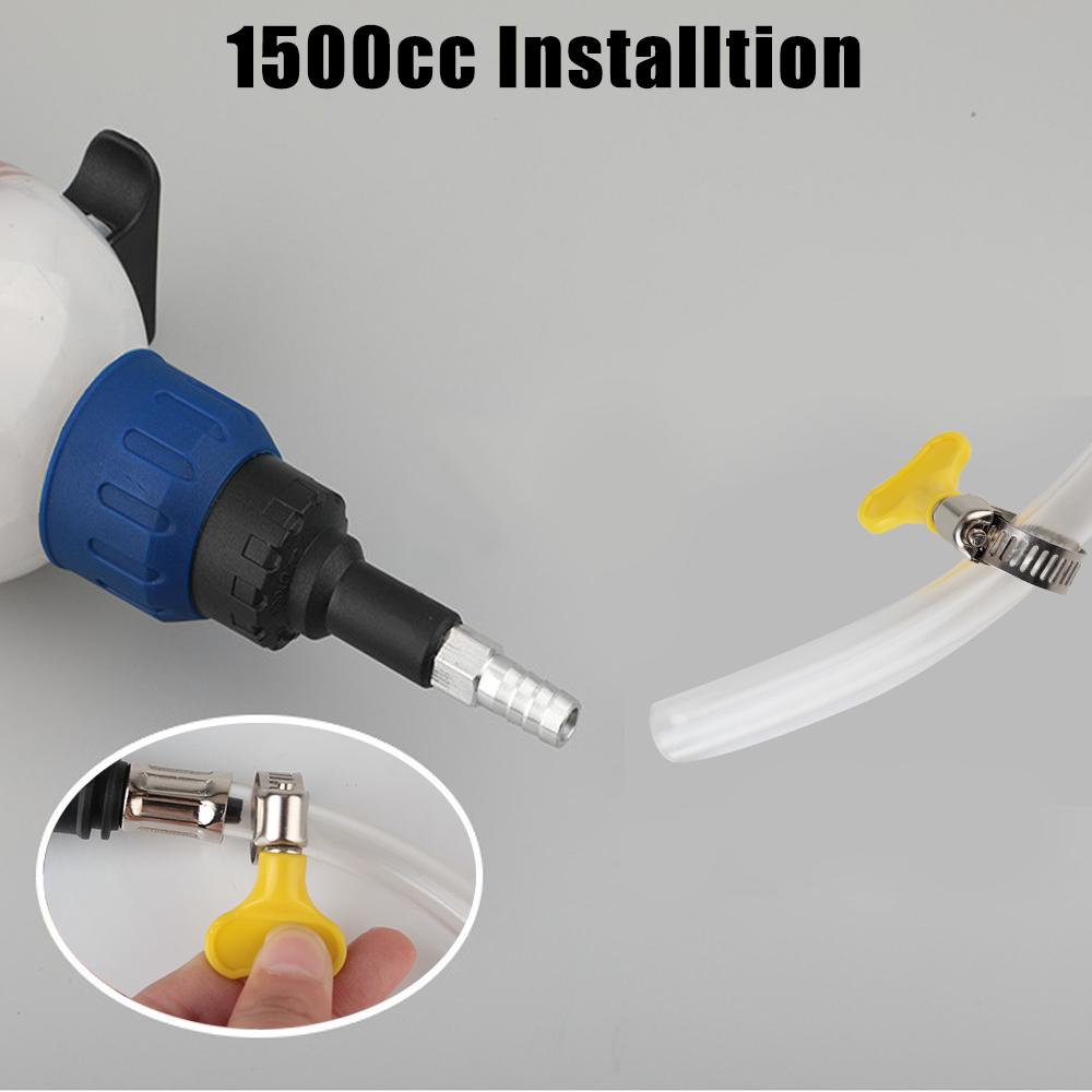 Fuel Transfer Filling Syringe Car Oil Fluid Extractor 200cc 500cc 1500cc Suction Vacuum Manual Injecting Pump Brake Liquid