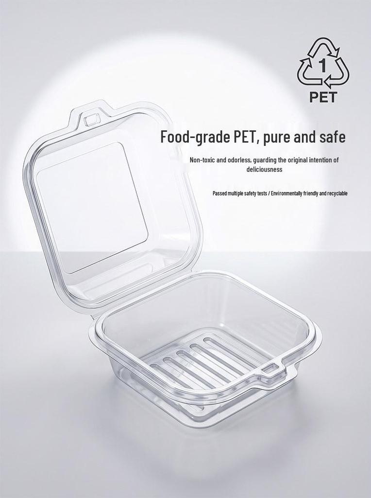 Disposable Transparent Tiramisu & Mousse Cake Packaging Box