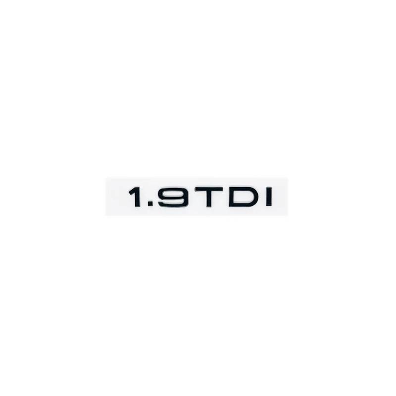 2026 High-Quality 3D ABS 1.9 TDI Trunk Logo Emblem for Audi A4/A6 - Durable Car Badge Sticker Accessories, Easy to Install