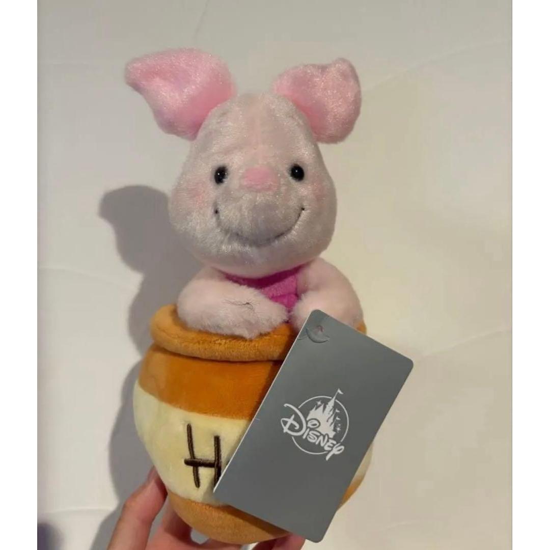 Disney Store Spring Festival Lottery Winnie the Pooh Piglet Honeypot Plush