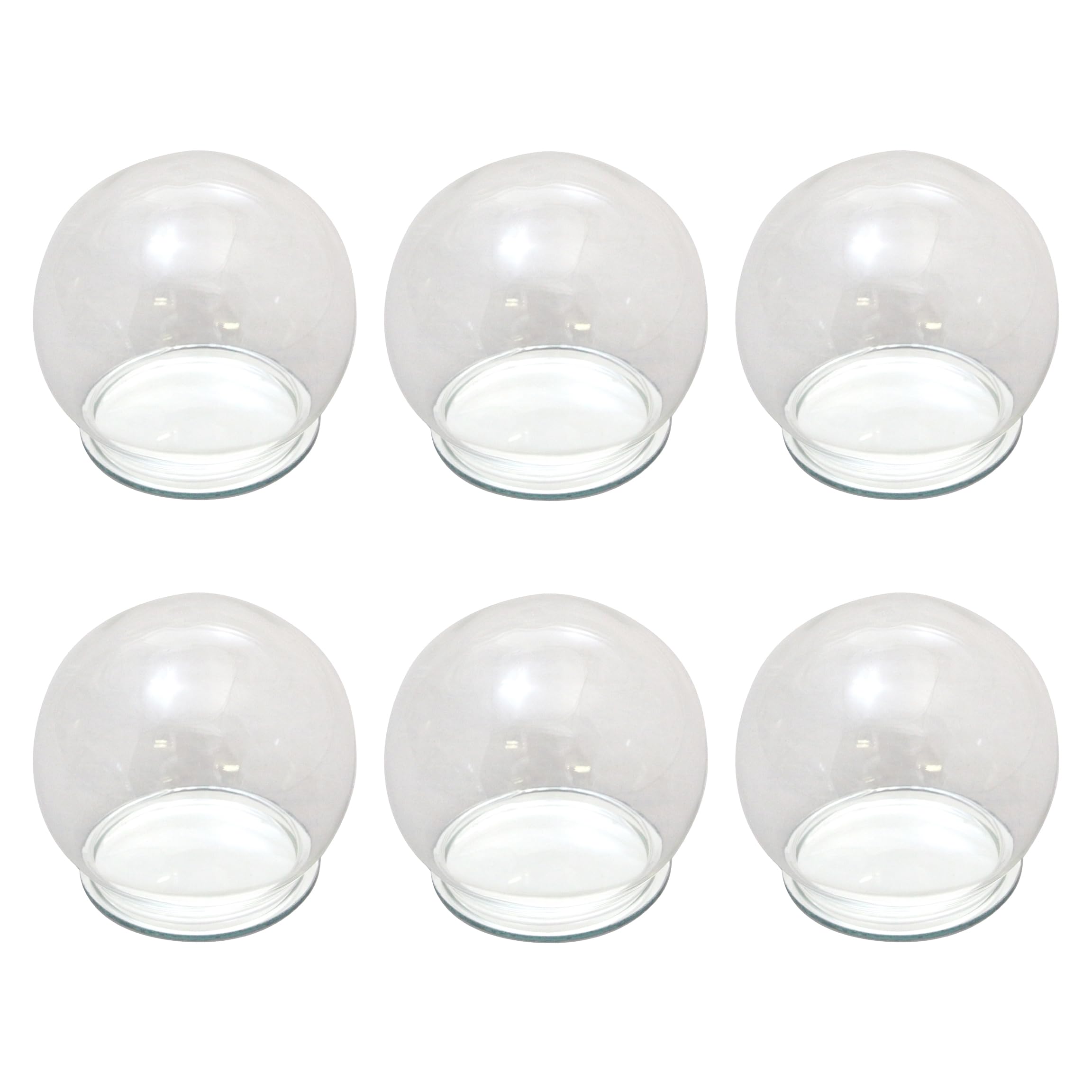

Fourcart Cute Handmade Glass Crafts [Bean Dome] Medium, Width: 55mm x Set of 6