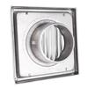 Durable Stainless Steel Dryer Vent Cover Mesh Screen Square Exterior Wall Vent Cover Exhaust Vent Hood Bathroom
