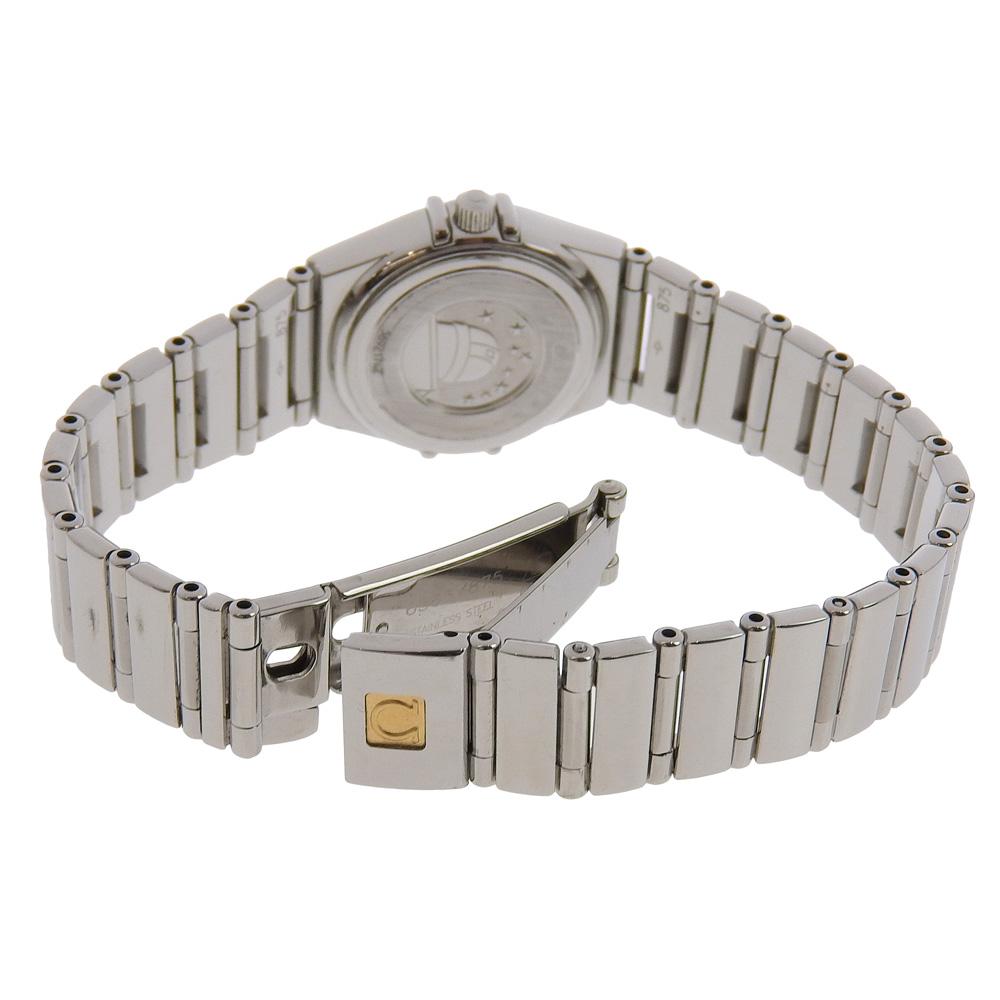 Omega Hodinky Constellation 1561.51 Mini my choice šedý ciferník nerezová ocel quartzový analogový displej dámské použité