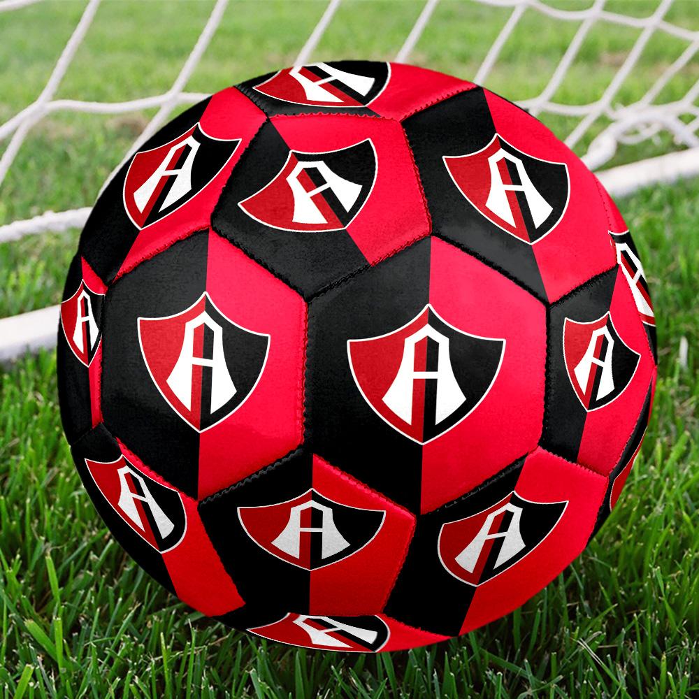 Atlas FC Indoor Soccer Ball Size 5 Colorful All Ages Machine Stitched PVC Competition Ready Durable High-Bounce