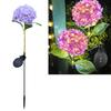 Fairy Hydrangea Lights, Solar Garden Stake Lights, Waterproof LED Flower Light, Colorful Outdoor Hydrangea Lamp for for Patio Lawn Pathway Decor