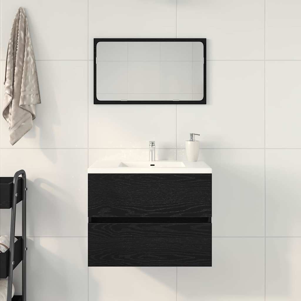 Sink Cabinet Black Oak 60 x 38.5 x 45 cm Particleboard