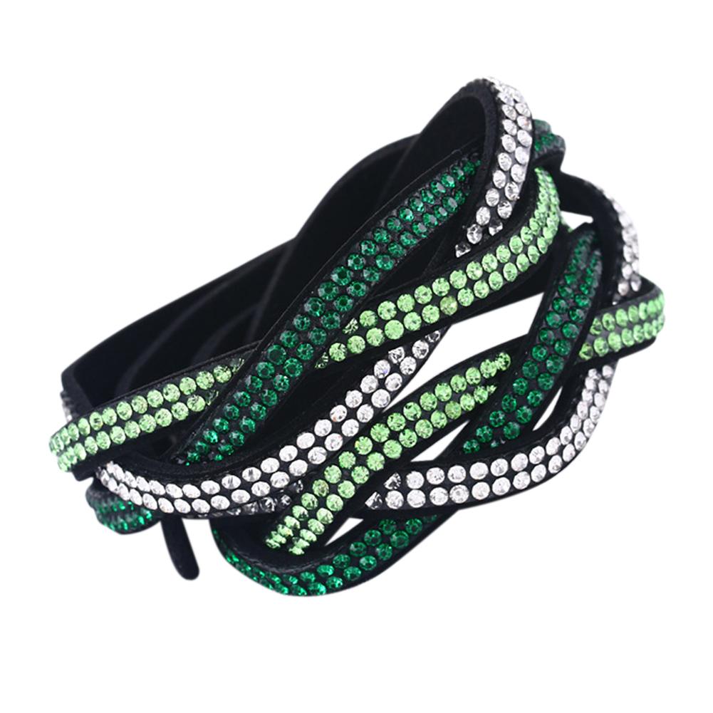 Stylish Multiple Layer Bracelet Rhinestone Hand Chain Fashionable Ornament Festival Birthday Gift