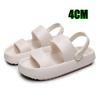 Women Summer Beach Platform Sandals Green Soft Sole EVA Slides Woman Fashion Non-slip Outdoor Slippers Female Comfortable Shoes