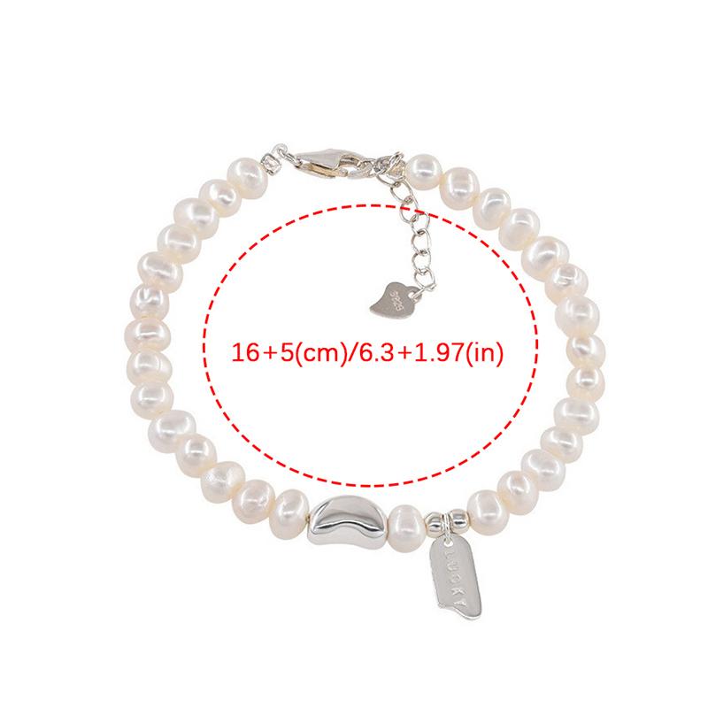 Love Heart Pearl Adjustable Bracelet For Women Elegant Pearl Bracelet Wedding Party  Jewelry Gifts
