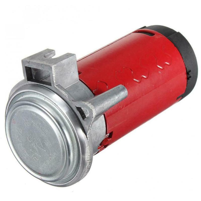 12V 150DB Automotive Electrical Horn Air Pump Horn Air Compressor Horn Red Silver Motor Loud Compressor For Truck Van Lorry Boat