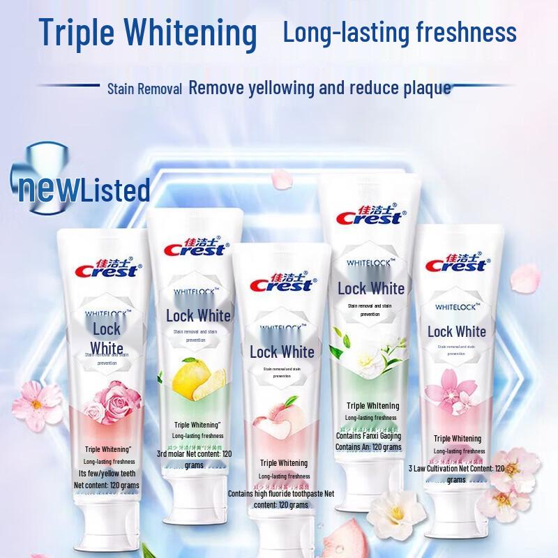 Crest 3D White Toothpaste Peach & Cherry Blossom