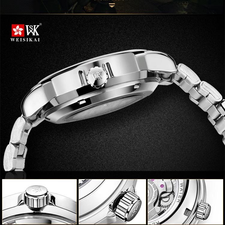 Neue Top-Marke, Luxus-Herrenuhr mit Box, wasserdichte Herren-Mechanische Uhren