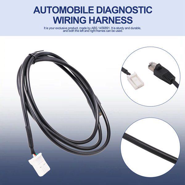 Black ABS Automotive Diagnostic Harness for Tesla Model M