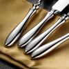Abay 304 Stainless Steel Gourd Handle Gold Accent Cutlery Set