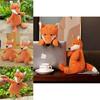 Cute Orange Fox Plush Toy For Girls Perfect Birthday Gift Soft And Huggable 15cm/33cm/42cm/65cm