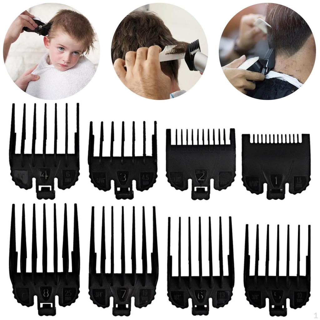 /Set Hair Guards Guide Combs Attachment Barber Tool